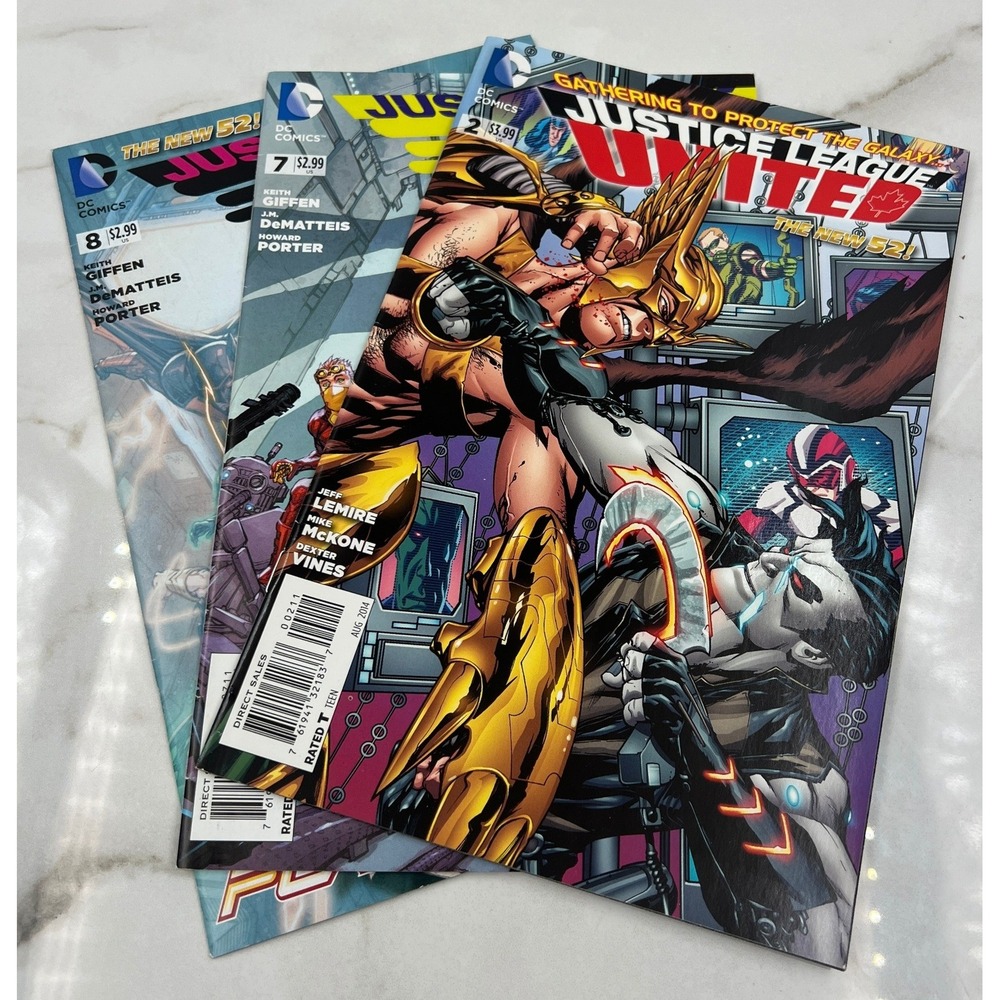 DC Comics Justice League United 2 Justice League 3000 7 8 New 52 Comic Lot 2014